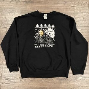 Medium John Snow crew neck sweatshirt.